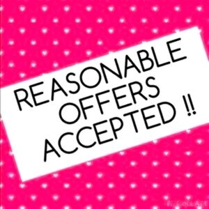 Reasonable offers accepted.